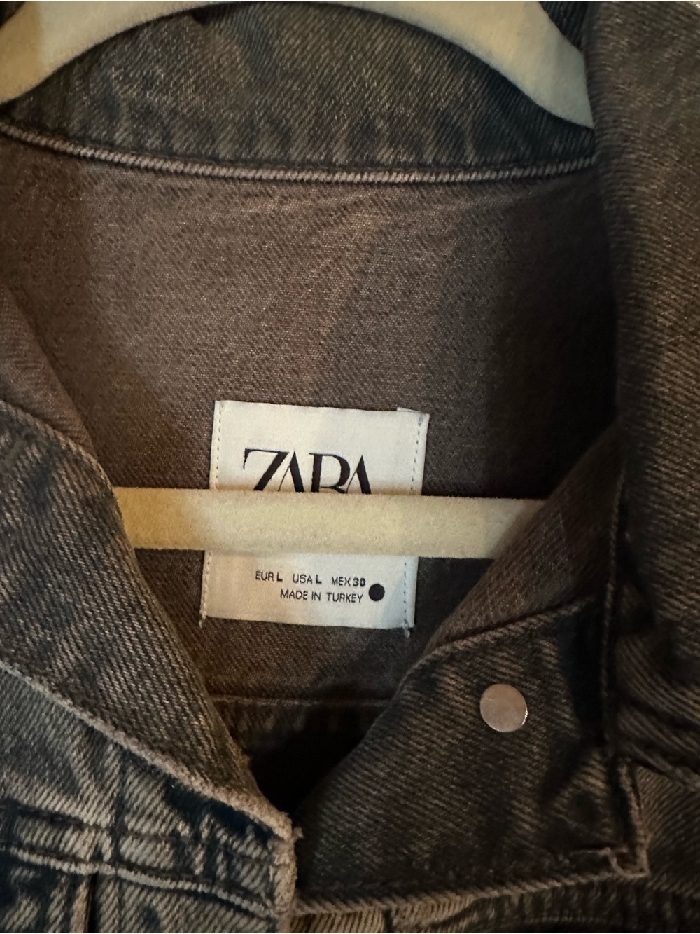 Zara Denim midi dress - Picture 3 of 3